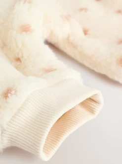 Next À pois - Heavyweight Fleece Bébé Combinaison de nuit Hot