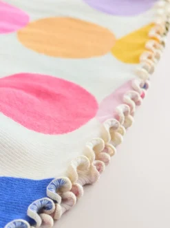 Next - Robe côtelée à manches longues (3mois-7ans) à pois arc-en-ciel Clearance