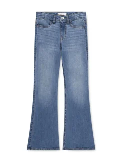 Abercrombie & Fitch Jean évasé taille haute Hot