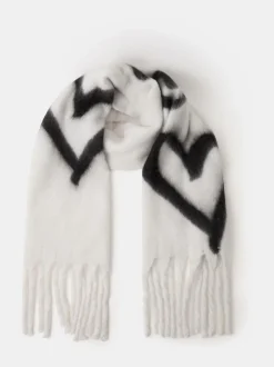 Accessorize écharpe super douce à imprimé cœur Outlet