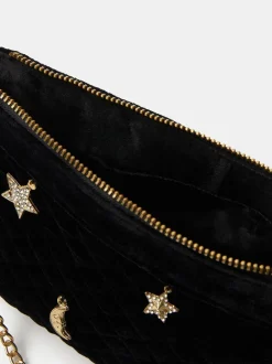 Accessorize sac en velours à breloque Celestial New