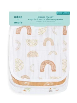 Aden + Anais 100{Mousseline de coton à lever rapide BIBS 3 Paquet Outlet