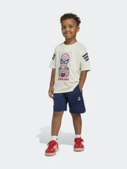 adidas Marvel Spider-Man Little Kids Haut et Shorts Ensemble Discount