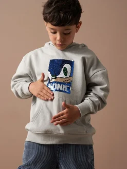 Angel & Rocket Sonic Sequin 100% Coton Sweat-shirt à capuche Clearance