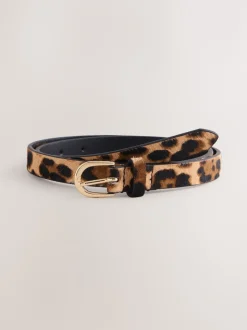 Next animal - Ceinture skinny en cuir Clearance