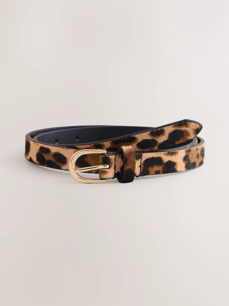 Next animal - Ceinture skinny en cuir Clearance