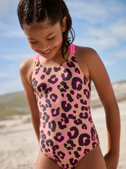Next - Maillot de bain à double bretelle (3-16yrs) animal Online