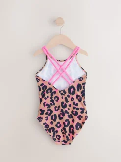 Next - Maillot de bain à double bretelle (3-16yrs) animal Online