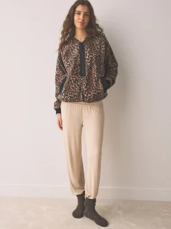 Next animal - Polaire en peau de mouton à demi-fermeture éclair