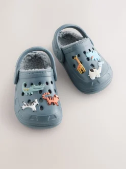 Next Animal bleu - Sabots doublés chaussons Sale