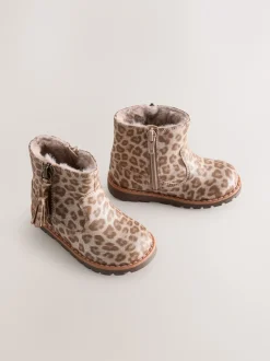 Next - Bottines Chelsea zippées à glands Animal Chatoiement Best