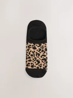 Next Animal noir - Paquet de chaussettes d'entraînement invisibles 5 New