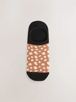 Next Animal noir - Paquet de chaussettes d'entraînement invisibles 5 New