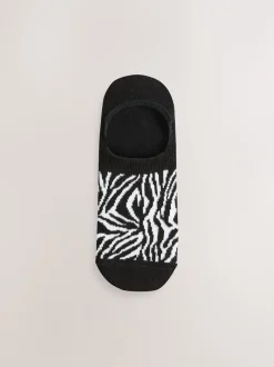 Next Animal noir - Paquet de chaussettes d'entraînement invisibles 5 New