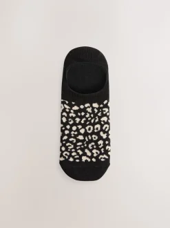 Next Animal noir - Paquet de chaussettes d'entraînement invisibles 5 New