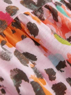 Next Animal rose - Manches courtes Jersey Robe (3-16yrs) Sale