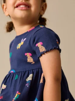 Next Animaux de la marine - Robe côtelée à manches courtes (3mois7ans) Best