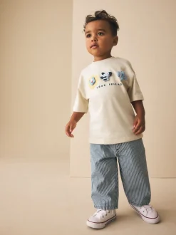 Next animaux de safari neutres - T-shirt rembourré 3D à manches courtes (3mois7ans)