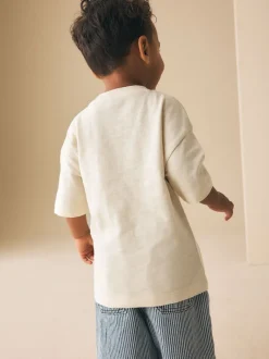 Next animaux de safari neutres - T-shirt rembourré 3D à manches courtes (3mois7ans)