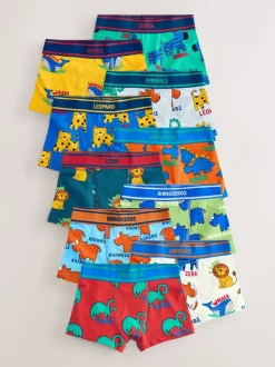 Next - Lot de 10 boxers (1.5-16ans) Animaux primaires Discount