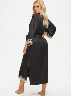 Ann Summers Satin Sorella Maxi Robe Dressing Gown Discount