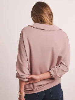 JD Williams Anthology By Sweat-shirt haut de gamme en modal côtelé à col haut Online