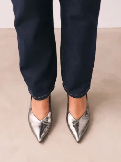 Next Anthracite - Chaussures à talons Kitten heel à bout pointu Discount