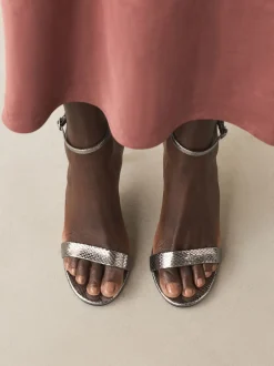 Next Anthracite - Sandales Forever Comfort® à talons et brides Sale