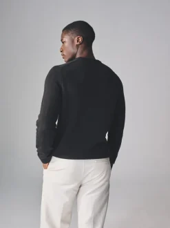 The Set Anthracite/gris chiné - lot de 2 Pulls en maille à Col rond