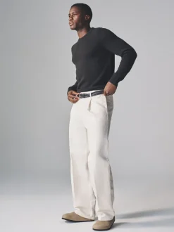 The Set Anthracite/gris chiné - lot de 2 Pulls en maille à Col rond