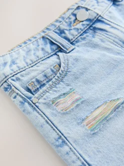 Next Arc-en-ciel - 100Shorts en coton % Frayed Edge Distressed (3-16yrs) Clearance