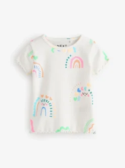 Next Arc-en-ciel - T-shirt Manches courtes 5 Pack (3mois-7ans) Clearance