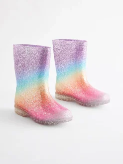 Next Arc-en-ciel - Wellies Glitter Clearance