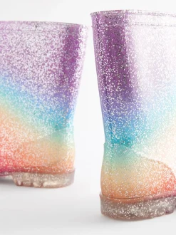 Next Arc-en-ciel - Wellies Glitter Clearance