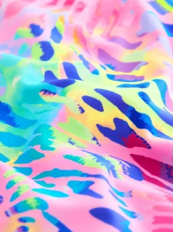 Next Arc-en-ciel Animal tie-dye - Maillot de bain Sunsafe à manches courtes (3mois à16ans) New