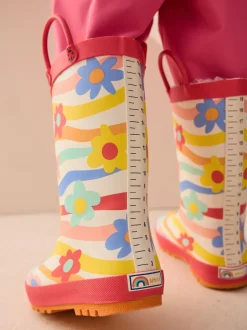 Next - Gérer Wellies Arc-en-ciel multicolore Discount