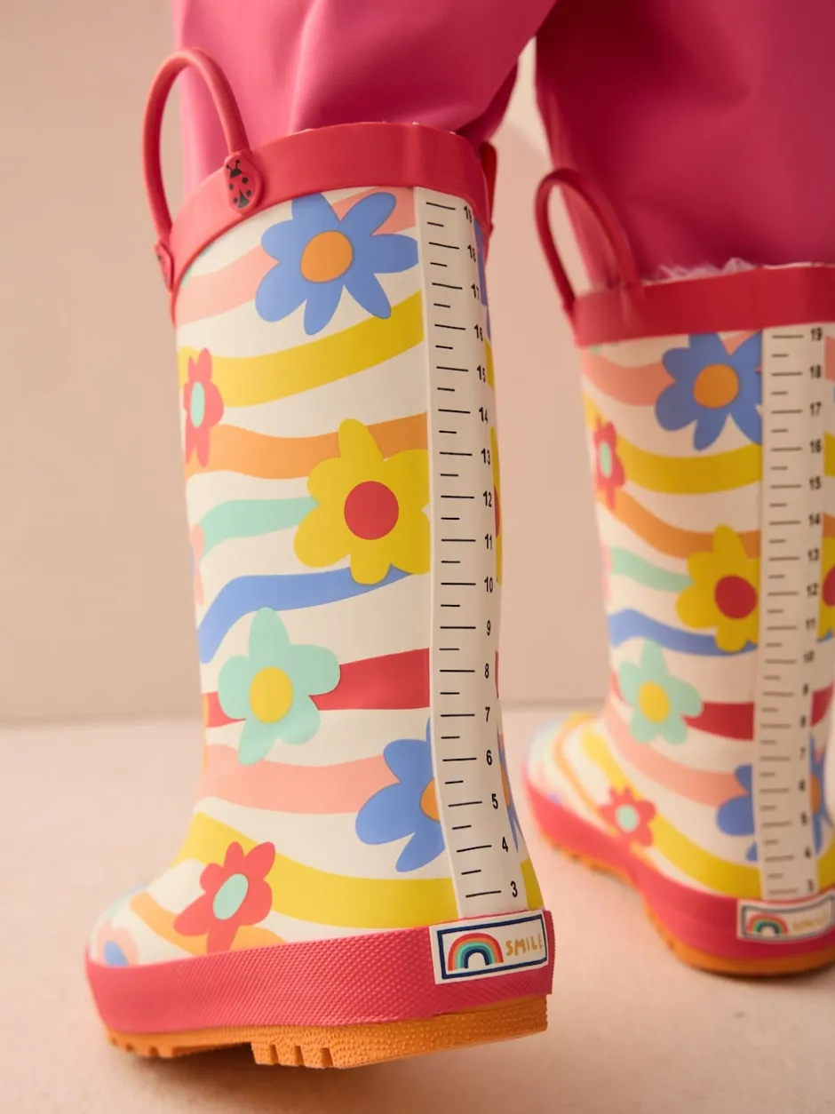 Next - Gérer Wellies Arc-en-ciel multicolore Discount