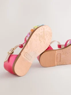 Next Arc-en-ciel multicolore - Sandales occasion cœur de pêcheur Best