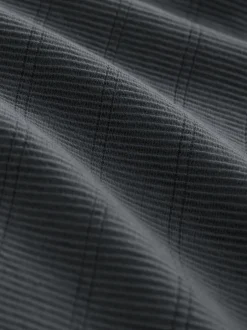 Next Ardoise Gris - T-shirt à manches longues avec faux col rond Clearance