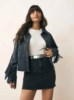 Next Argent - Ceinture Regular Statement en cuir à boucle