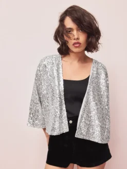 Next Argent - Veste à sequins Online