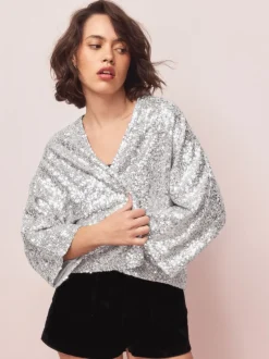 Next Argent - Veste à sequins Online