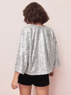 Next Argent - Veste à sequins Online