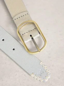 White Stuff Argent - ceinture en cuir réversible Outlet