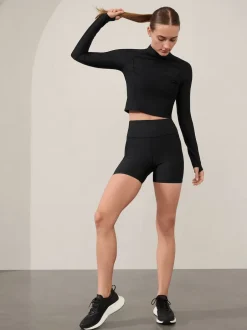 Athleta Pacsetter Ultra taille haute 4" Short Hot