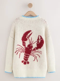 Next Avoine - Cardigan boutonné homard Discount