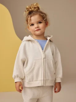 Next - Sweat à capuche zippé (3mths-7yrs) Avoine