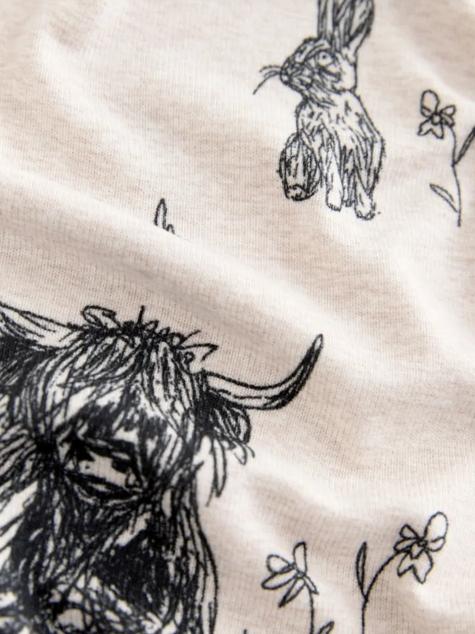 Next Avoine Hamish The Highland Cow - Chemise de nuit douillette Online