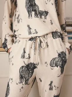 Next Avoine Hamish The Highland Cow - Pyjama confortable à manches longues Best