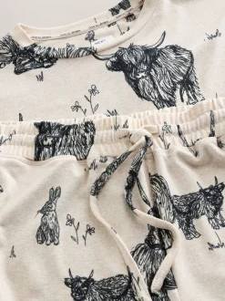 Next Avoine Hamish The Highland Cow - Pyjama confortable à manches longues Best